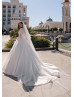 Luxury Beaded White Lace Vintage Wedding Dress